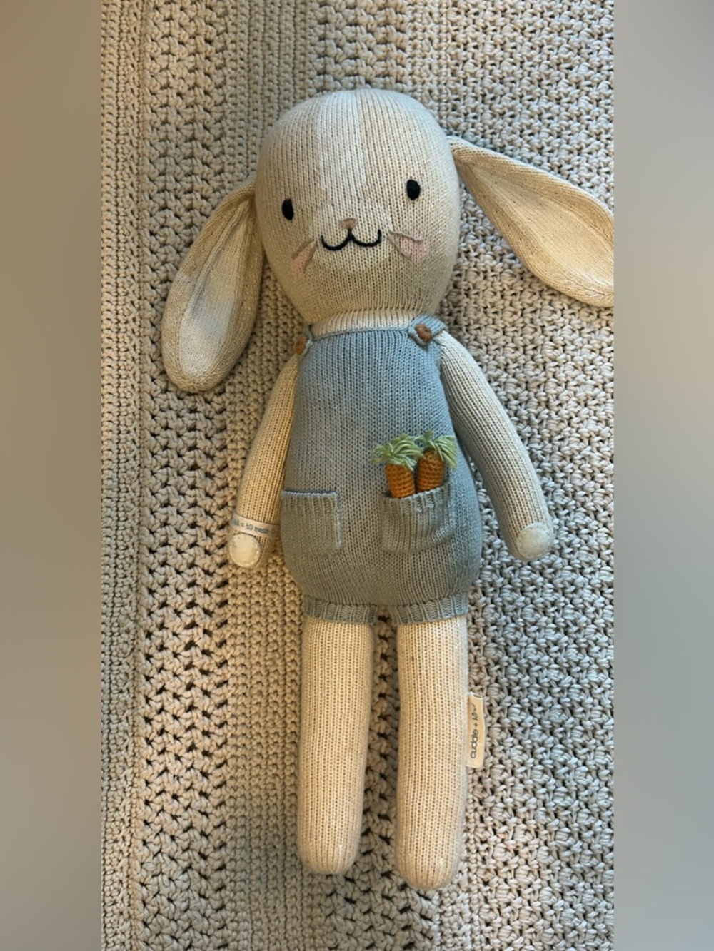 Cuddle + Kind 20” Henry the Bunny Hand Knit Doll